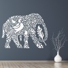 Floral Elephant Wall Sticker
