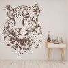 Leopard Head Wild Animals Wall Sticker