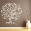 Oak Tree Swirl Design Wall Sticker