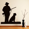 Hunter & Dog Hunting Wall Sticker