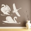 Swan Birds Wall Sticker Set