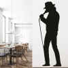 Country Singer Music Wall Sticker