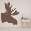 Moose Head Forest Animals Wall Sticker