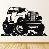 Jeep Landrover Cars Transport Wall Sticker