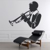 Trumpet Musicians Music Wall Sticker