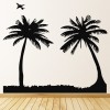 Palm Trees Beach Wall Sticker