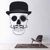 Skull & Hat Halloween Wall Sticker