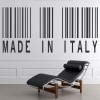 Made In Italy Barcode Wall Sticker
