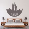 New York USA City Skyline Wall Sticker