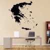 Greece Map Wall Sticker