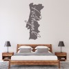 Portugal Map Educational Wall Sticker