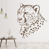 Cheetah Head Jungle Animals Wall Sticker