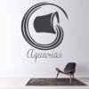 Aquarius Symbol Zodiac Wall Sticker