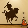 Indian On Horse Cowboys Wall Sticker