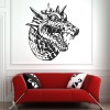 Dragon Head Scary Monster Wall Sticker