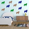 Collie Sheepdog Pet Animals Wall Sticker Pack