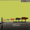 Cow Farm Animals Wall Sticker Pack