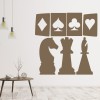 Cards & Chess Card Games Wall Sticker