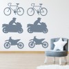 Motorbike Bike Wall Sticker Set