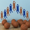 Basketball Player American Sport Wall Sticker Pack