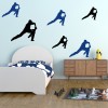 Cricket Player Sports Wall Sticker Pack