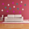 Christmas Bauble Xmas Pack Wall Sticker