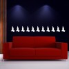 Christmas Candle Xmas Wall Sticker Pack