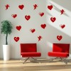 Love Heart Cherubs Wall Sticker Set