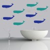 Blue Whale Under The Sea Wall Sticker Pack