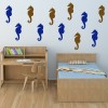 Sea Horse Under The Sea Wall Sticker Pack