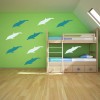Diving Dolphin Under The Sea Wall Sticker Pack
