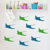 Stingray Under The Sea Wall Sticker Pack