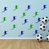 Football Striker Sports Wall Sticker Pack
