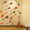 Electric Guitar Music Wall Sticker Pack