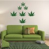 Weed Cannabis Wall Sticker Set