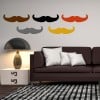 Classic Moustache Moustache Wall Sticker Pack