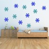 Star Snowflake Christmas Decoration Wall Sticker Pack