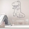 Happy T-Rex Childrens Dinosaur Wall Sticker