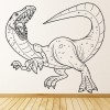 Velociraptor Roar Dinosaur Wall Sticker
