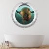 Seal Porthole 3D Wall Sticker
