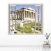 Athens Greece 3D Window Wall Sticker