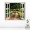 Country Road 3D Window Wall Sticker