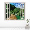 Mountain Path 3D Window Wall Sticker