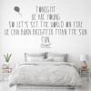 We Are Young Fun Song Lyrics Wall Sticker