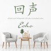 Echo Chinese Symbol Quote Wall Sticker