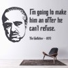 The Godfather Movie Quote Wall Sticker