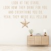 Coldplay Yellow Wall Sticker