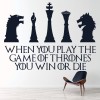 Win Or Die Quote Game Of Thrones Wall Sticker