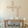 Family Home Love Scrabble Tile Wall Sticker