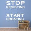 Start Creating Inspirational Quote Wall Sticker